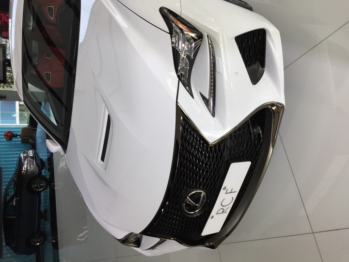 今天去參加L牌的RC 350的新車發表會