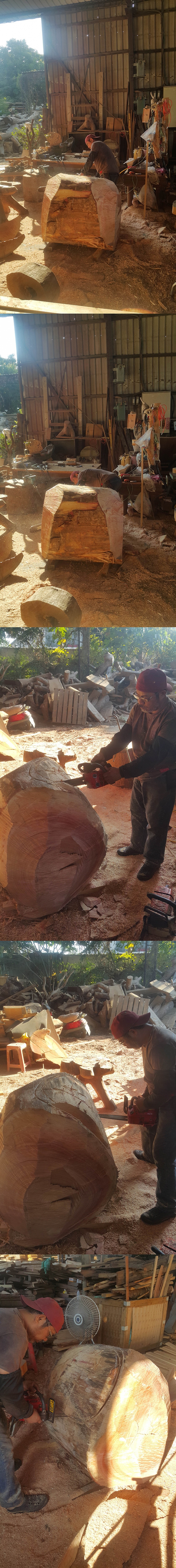 鏈鋸亂亂鋸-饅頭椅製作分享(圖多慎入)