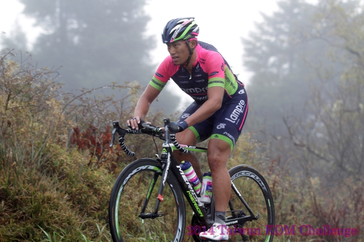 2014 Taiwan KOM Challenge 照片-攝於合歡山小風口前300m