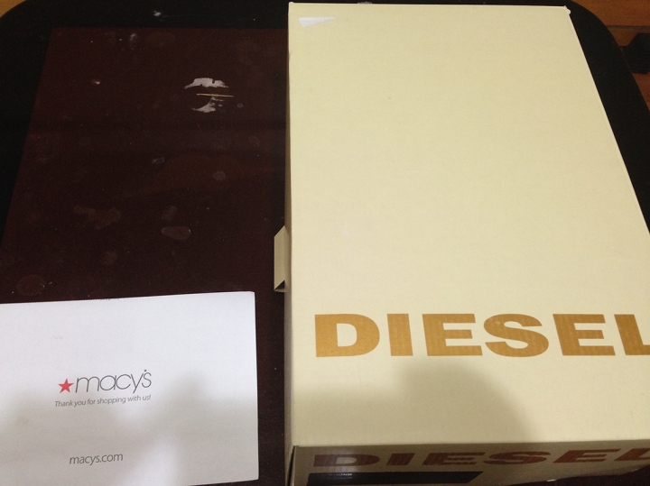 macys梅西百貨網購DIESEL鞋子開箱