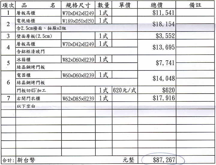 系統櫃報價