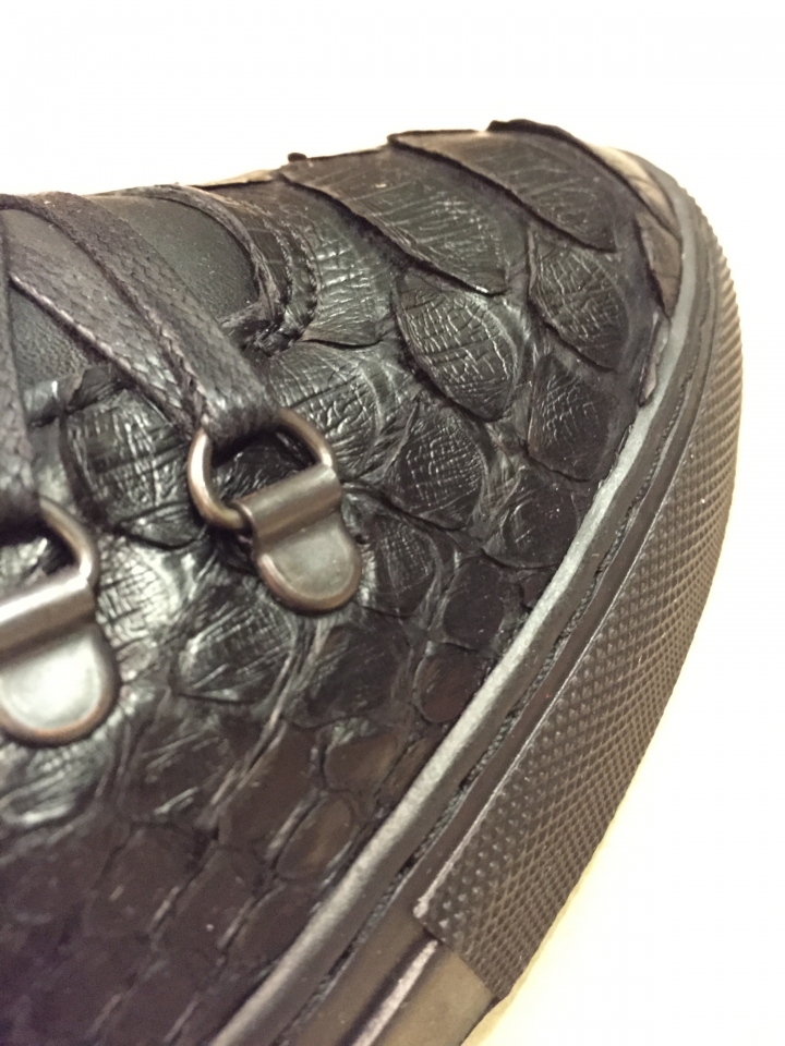 【黑蟒開箱！】Filling Pieces Mountain Cut Low Sneaker Black Python