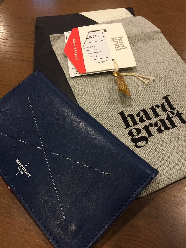 I PHONE 6 PLUS真的很有質感的HARD GRAFT MIGHTY PHONE FOLD WALLET / OCEAN