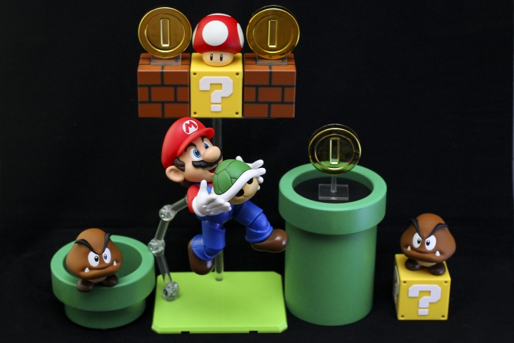 【萬代】S.H.Figuarts Super Mario 超級瑪莉 可動公仔 全套組合