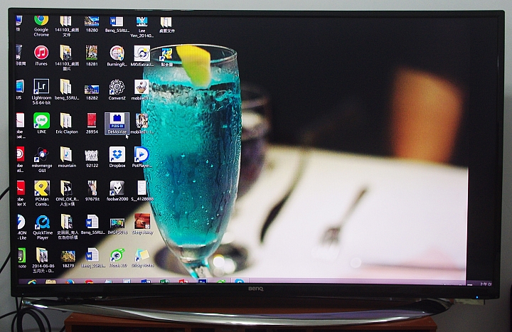 BenQ 55RU6600 黑湛屏曲面電視開箱和不專業評測