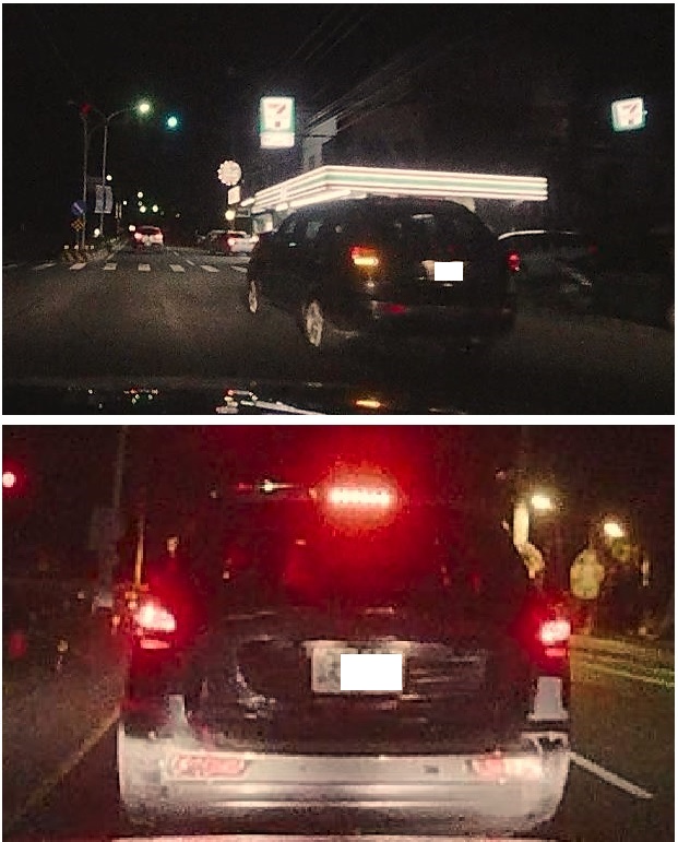 台三線一次看到三輛試駕車，有新車要上市了嗎?! (照片模糊)