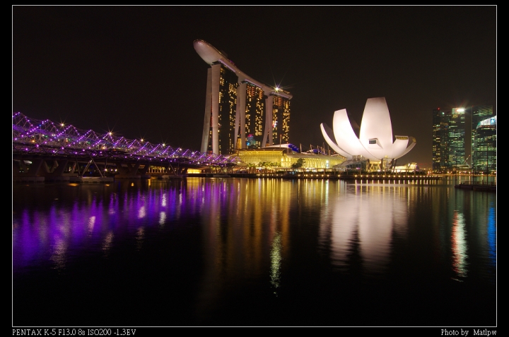 Pentax DA 12-24mm 廣角鏡 @ 新加坡金沙濱海灣夜景