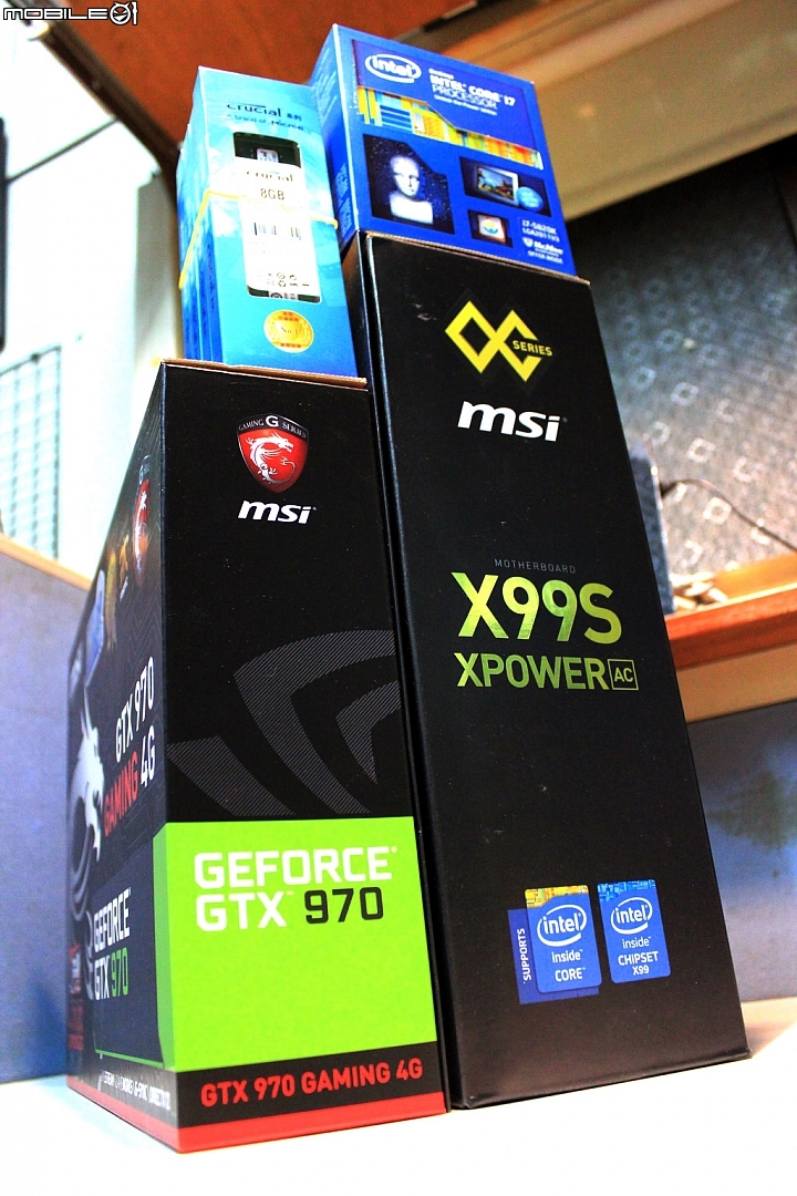 敗下去了!!! I7-5820K 與 微星 X99S XPOWER AC 的電擊蟹逅 [圖多~~]