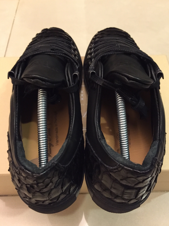 【黑蟒開箱！】Filling Pieces Mountain Cut Low Sneaker Black Python