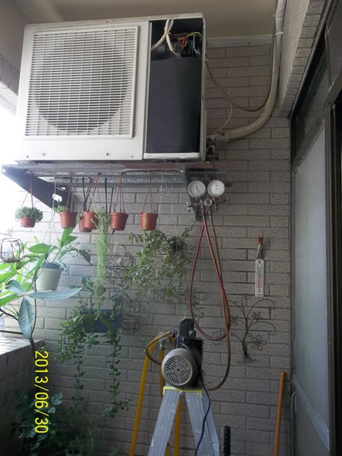 自行DIY更換戶外壓縮機