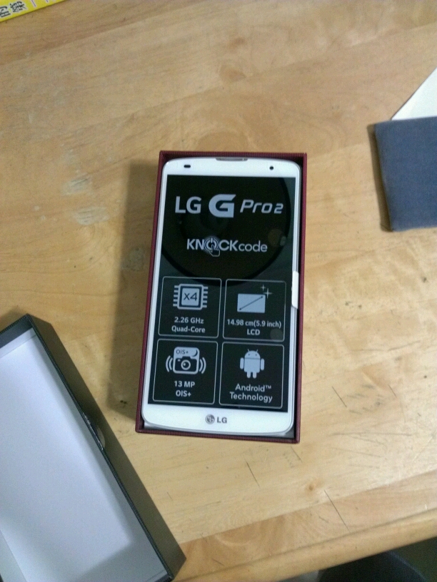 lg g pro2開箱囉！