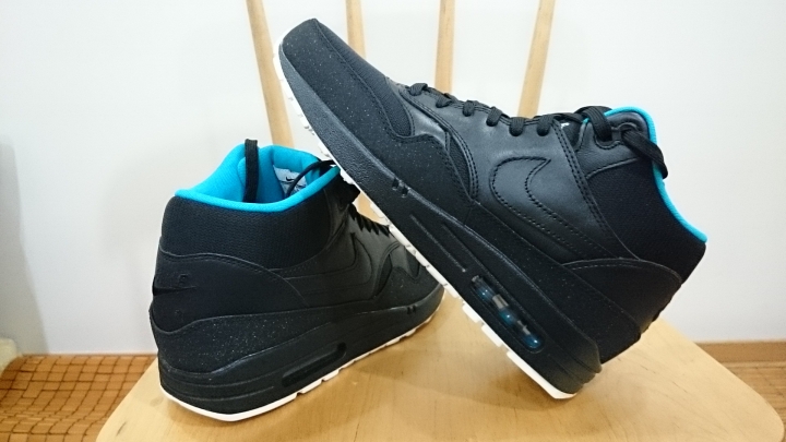 開箱：Nike Air Max 1 Mid FB ( Cristiano Ronaldo 全黑特別版)