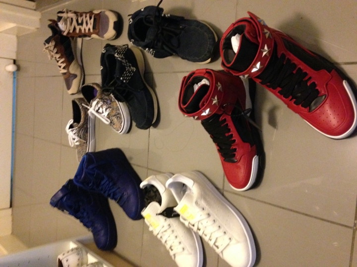 Givenchy Tyson 紅色 & Visvim Kudu 深藍 微開箱