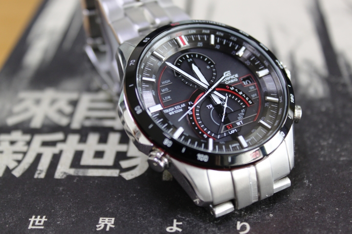 casio eqs-a500 光動能賽車錶開箱