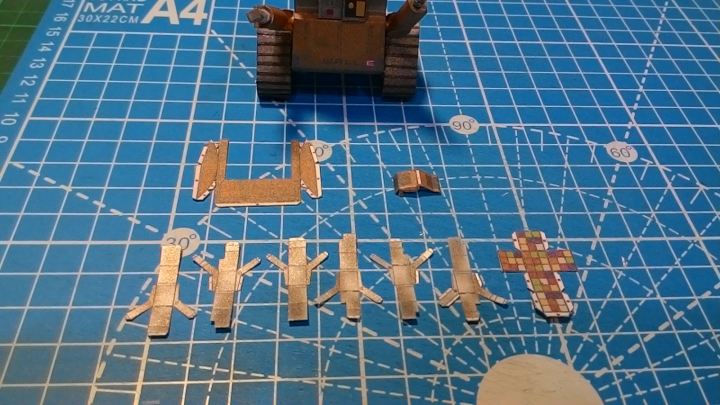 【作品分享】WALL-E Paper Model 瓦力