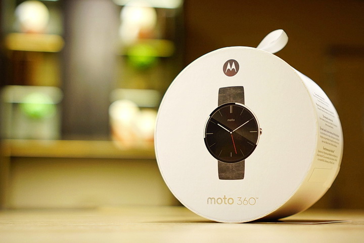 【2014最美智慧錶】MOTO 360 Gray Leather (Stone) 開箱