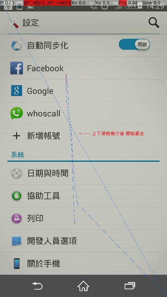 請問有人Z3 的觸控螢幕會暴走嗎？