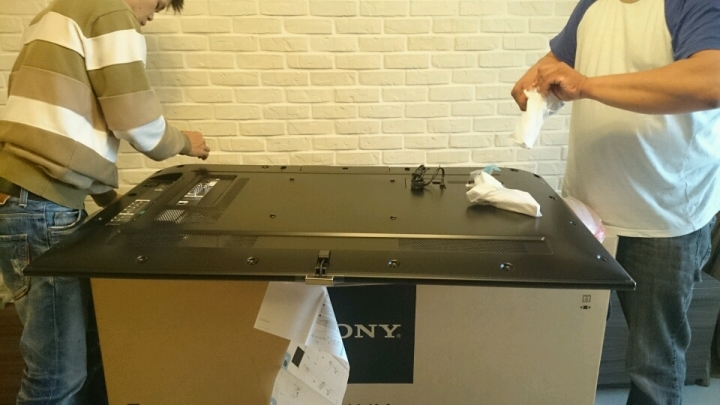 SONY 55W950B 到貨開箱