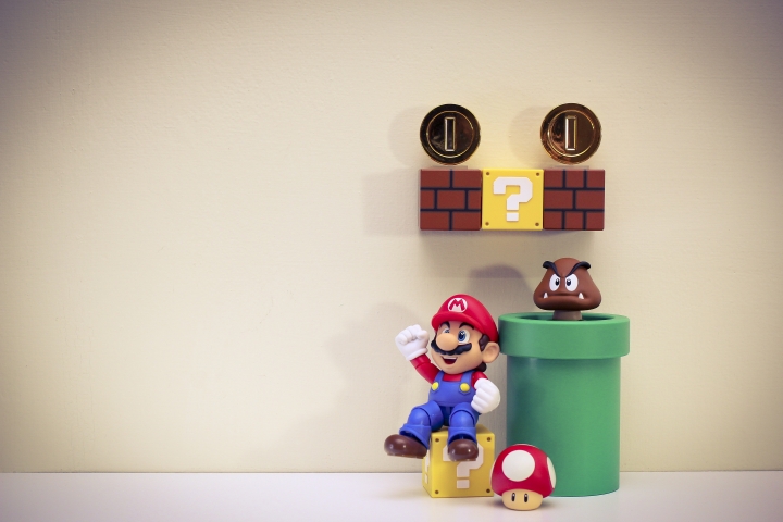 【萬代】S.H.Figuarts Super Mario 超級瑪莉 可動公仔 全套組合