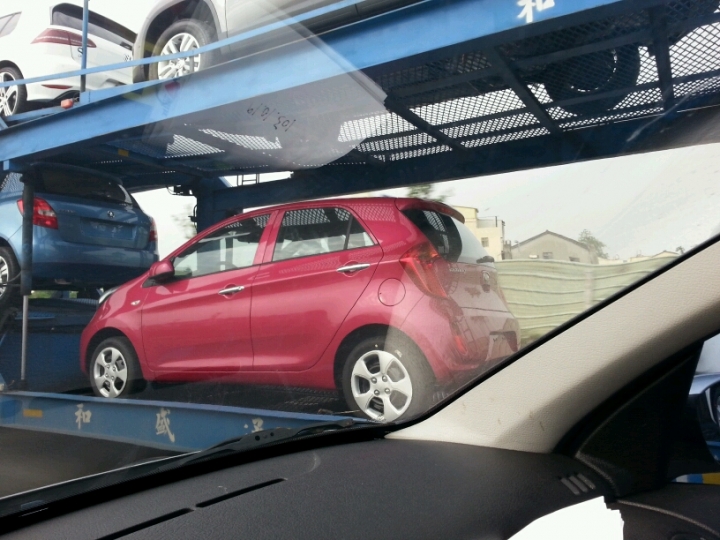 KIA Morning出現在彰化2014/11/13