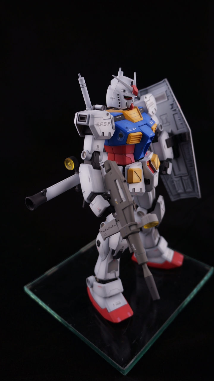 MG RX-78-2 GUNDAM Ver.ka  膠板刻線改造