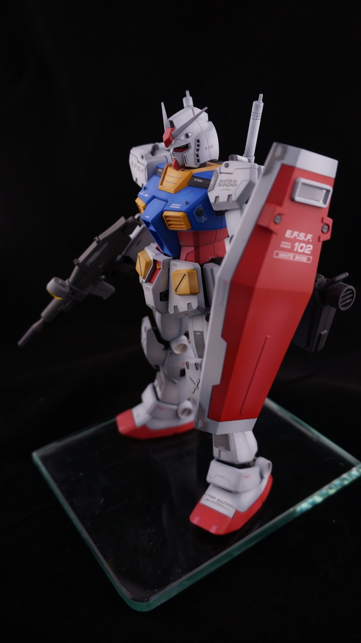 MG RX-78-2 GUNDAM Ver.ka  膠板刻線改造