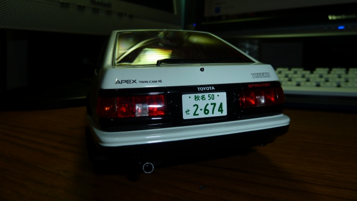 [開箱]1:18 TOYOTA AE86 ANIMATION FILM頭文字D“LEGEND 1”