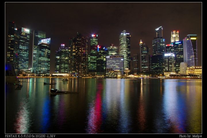 Pentax DA 12-24mm 廣角鏡 @ 新加坡金沙濱海灣夜景