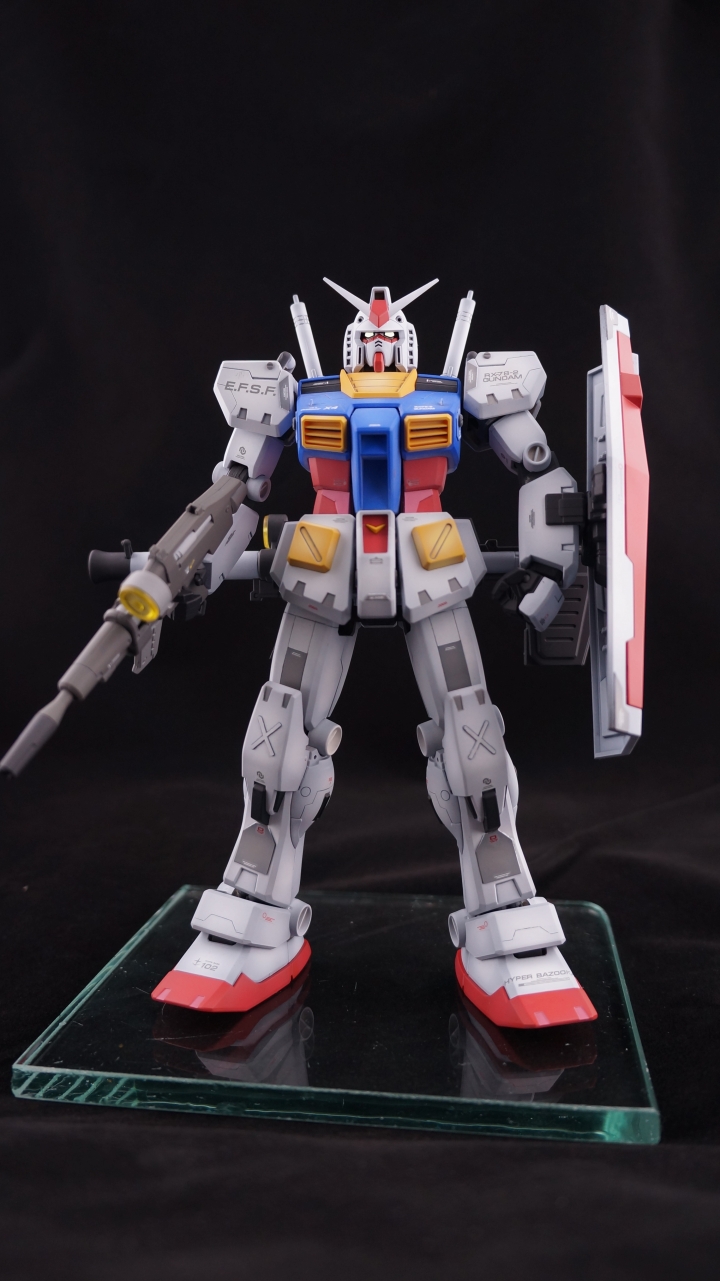 MG RX-78-2 GUNDAM Ver.ka  膠板刻線改造