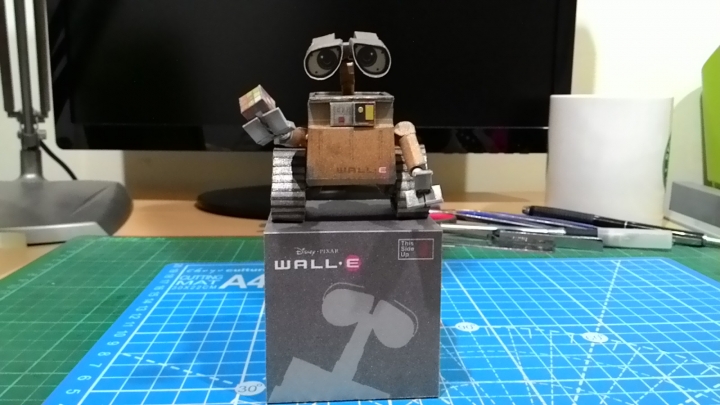 【作品分享】WALL-E Paper Model 瓦力