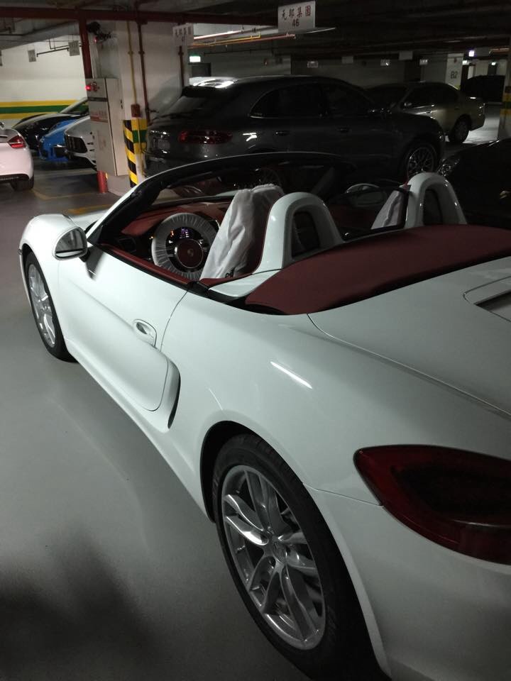 2015 Boxster 一圓敞棚車夢想⋯開箱...(增加交車照)