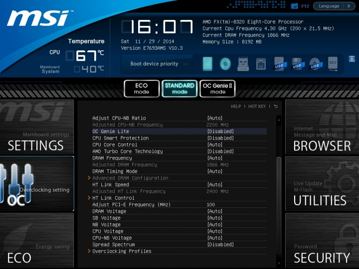 fx8320 會自動降頻 求解