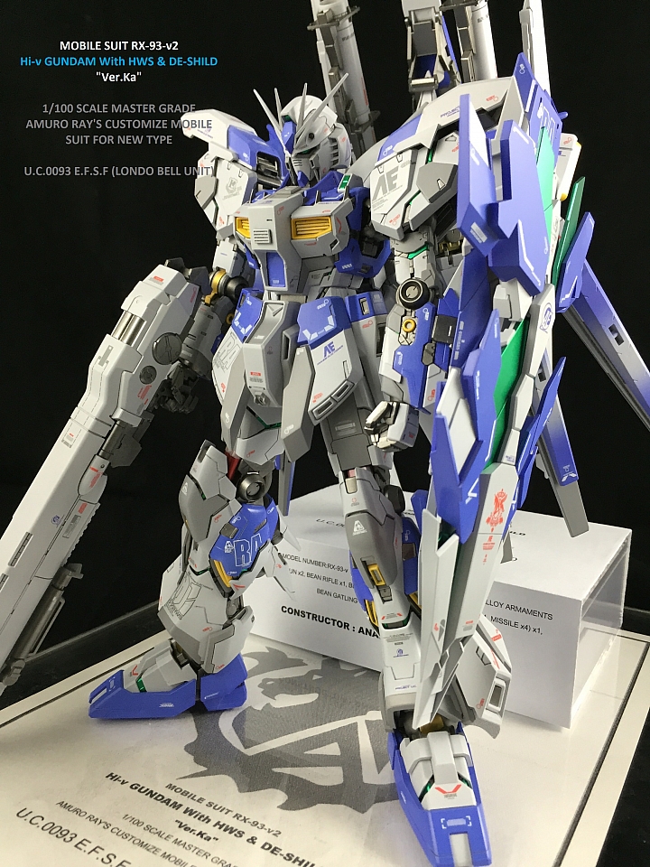 MG 1/100 Hi-ν GUNDAM With HWS & DE-SHILD