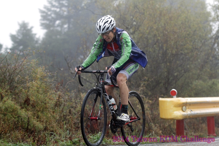 2014 Taiwan KOM Challenge 照片-攝於合歡山小風口前300m