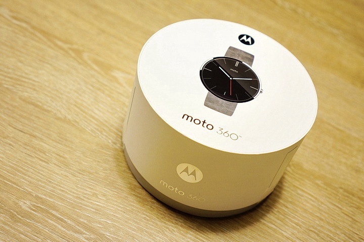 【2014最美智慧錶】MOTO 360 Gray Leather (Stone) 開箱