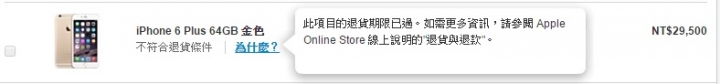 請問iphone退貨期限是怎麼算的???