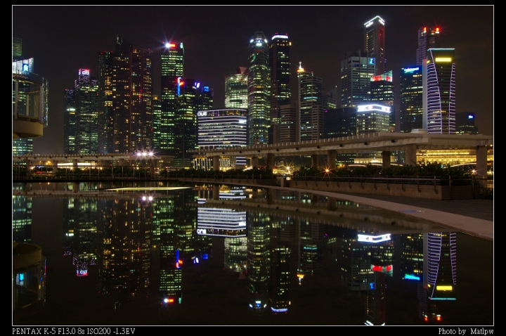 Pentax DA 12-24mm 廣角鏡 @ 新加坡金沙濱海灣夜景