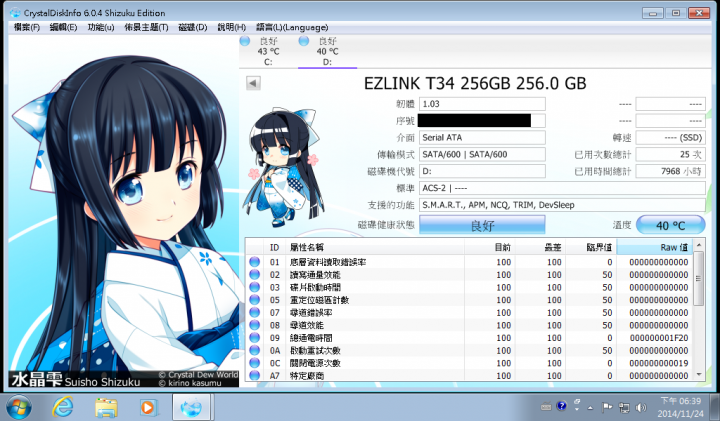 Ezlink T-34 256GB 壽命測試 (2015/3/22更新)~終點。