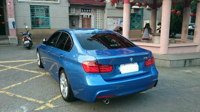 320i+M 貨車藍  不專業開箱