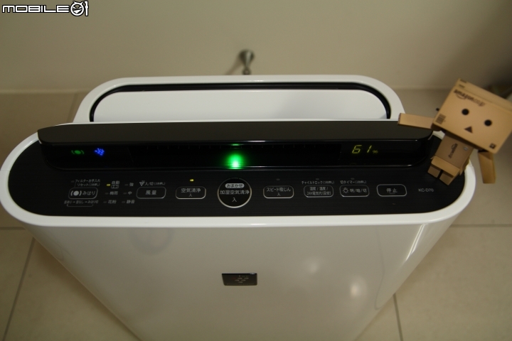 [開箱]加濕空氣清淨機 SHARP KC-D70-W 小魯哲不專業之開箱文(台灣SHARP KC-JD70(60、50)T-W)