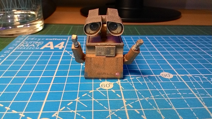 【作品分享】WALL-E Paper Model 瓦力