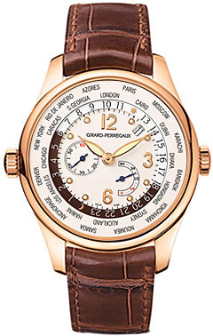 破產季降臨。芝柏 玫瑰金 時間時區錶開箱 (Girard-Perregaux)