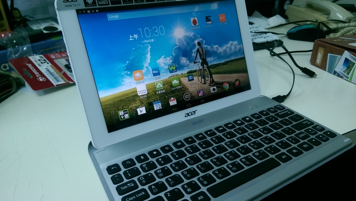 ACER A3-A20FHD 含原廠藍牙鍵盤 開箱