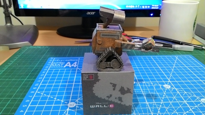 【作品分享】WALL-E Paper Model 瓦力