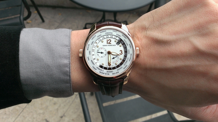 破產季降臨。芝柏 玫瑰金 時間時區錶開箱 (Girard-Perregaux)