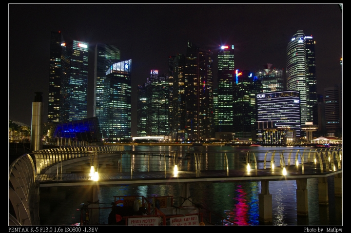 Pentax DA 12-24mm 廣角鏡 @ 新加坡金沙濱海灣夜景