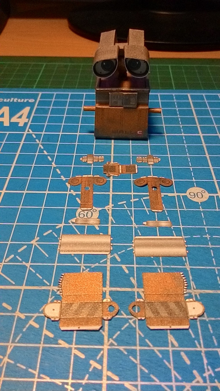 【作品分享】WALL-E Paper Model 瓦力