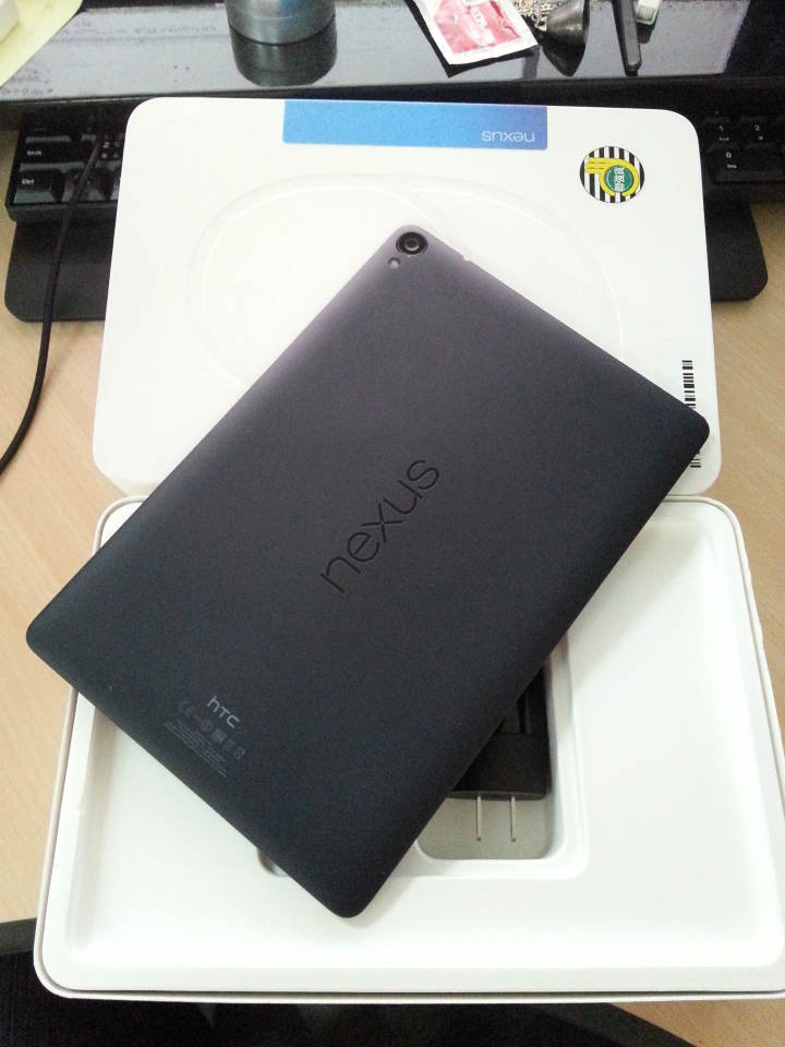 黑色Nexus9小開箱...唔...可是