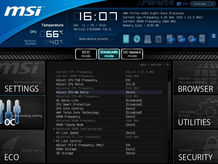 fx8320 會自動降頻 求解