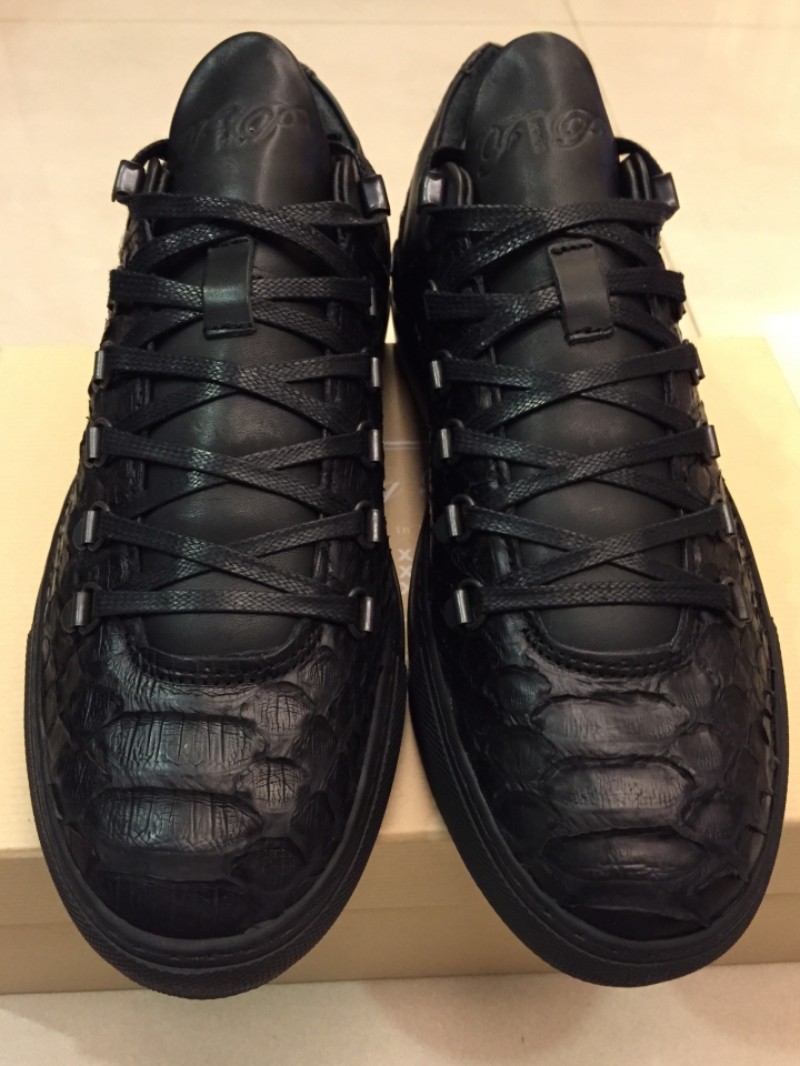 【黑蟒開箱！】Filling Pieces Mountain Cut Low Sneaker Black Python
